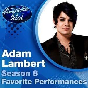 Album cover art for "Mad World" by Adam Lambert