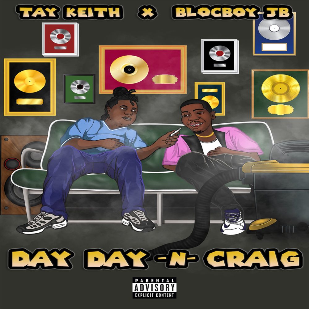 Album cover art for "Day Day N Craig" by BlocBoy JB