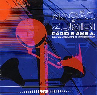 Album cover art for "Arrancando As Tripas" by Nação Zumbi