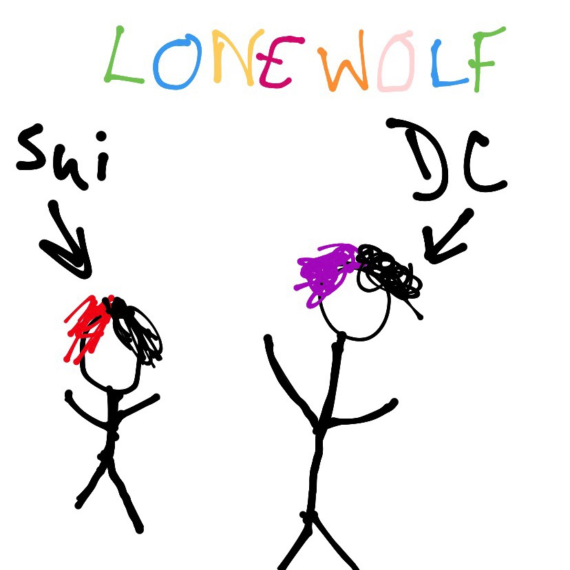 Album cover art for "Lone Wolf" by DC The Don & Suigeneris