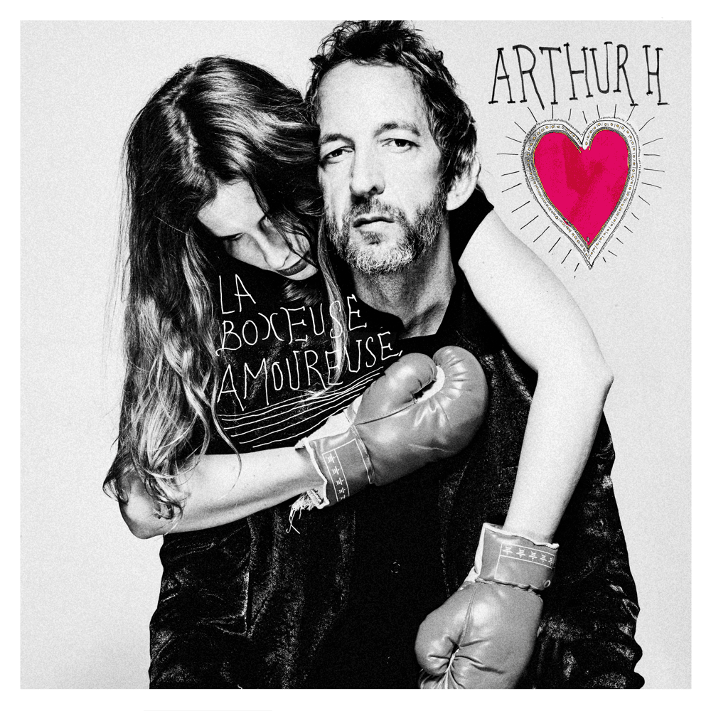 Album cover art for "La boxeuse amoureuse" by Arthur H