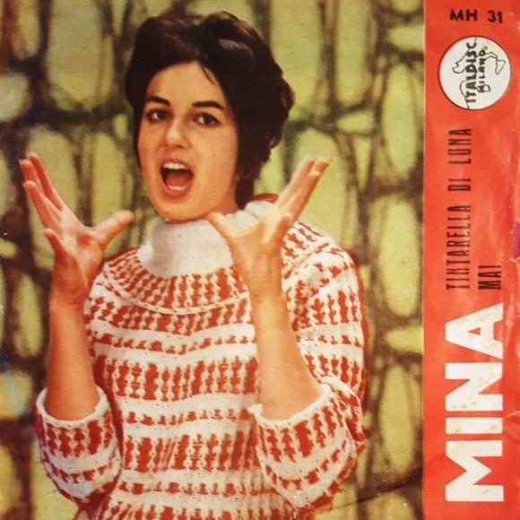 Album cover art for "Tintarella di luna" by Mina
