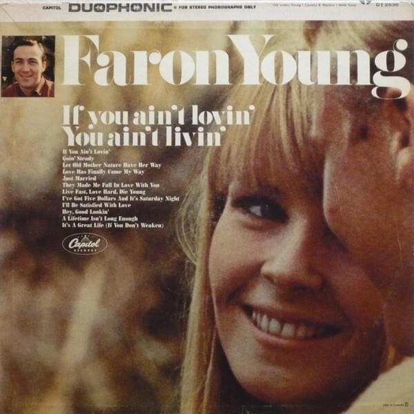 Album cover art for "I’ll Be Satisfied With Love" by Faron Young