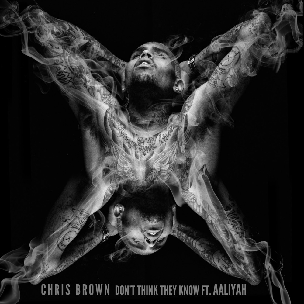 Album cover art for "Don't Think They Know" by Chris Brown