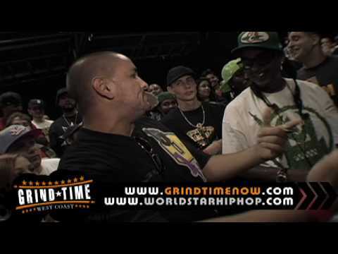 Album cover art for "The Saurus vs Illmaculate" by Grind Time Now & Illmac & The Saurus