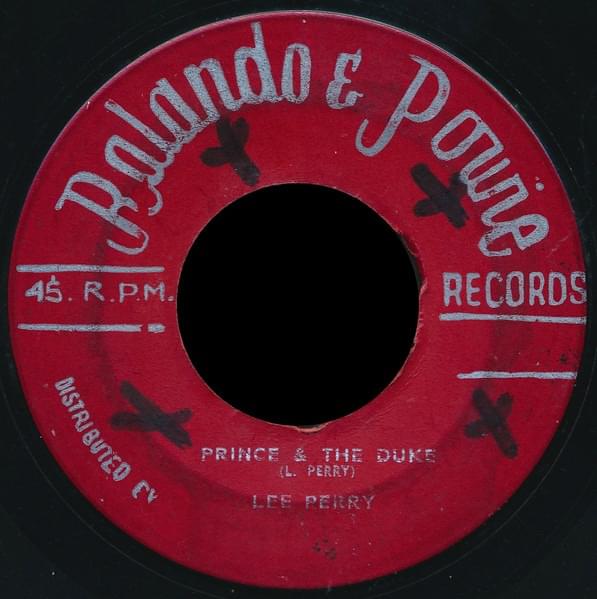 Album cover art for "Prince And The Duke" by Lee “Scratch” Perry