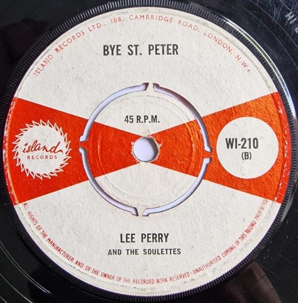 Album cover art for "By Saint Peter" by Lee “Scratch” Perry & The Soulettes