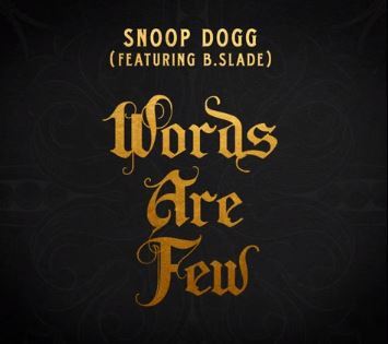 Album cover art for "Words Are Few" by Snoop Dogg & B.Slade