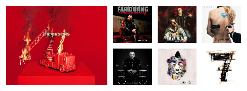 Album cover art for "Deutschrap Releases März 2015" by Rap Genius Deutschland
