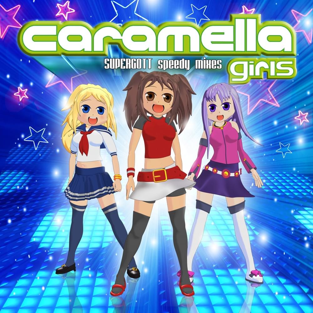 Album cover art for "Caramelldansen (Original Version)" by Caramella Girls