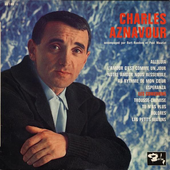 Album cover art for "Dolorès" by Charles Aznavour