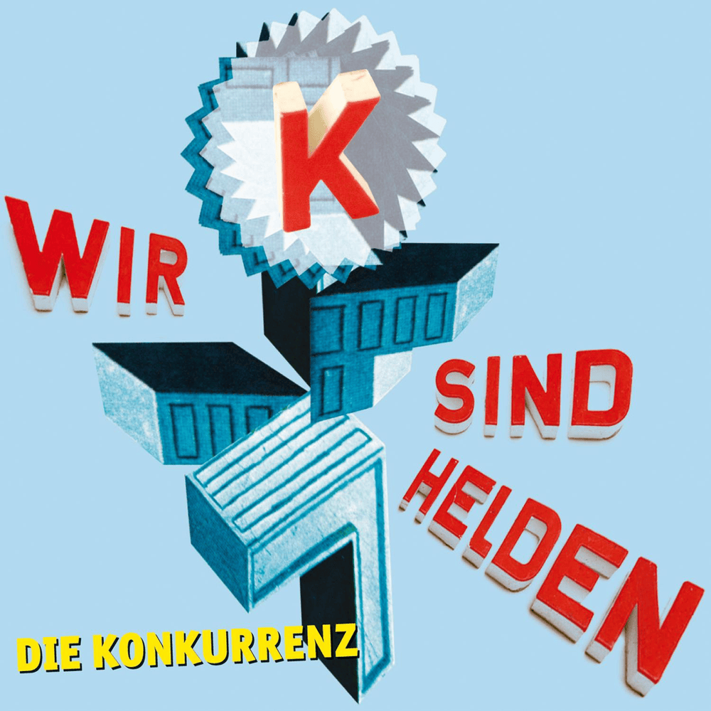 Album cover art for "Die Konkurrenz" by Wir sind Helden