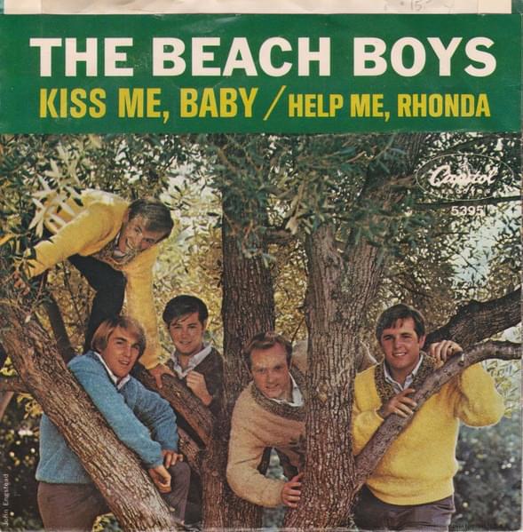 Album cover art for "Kiss Me, Baby" by The Beach Boys
