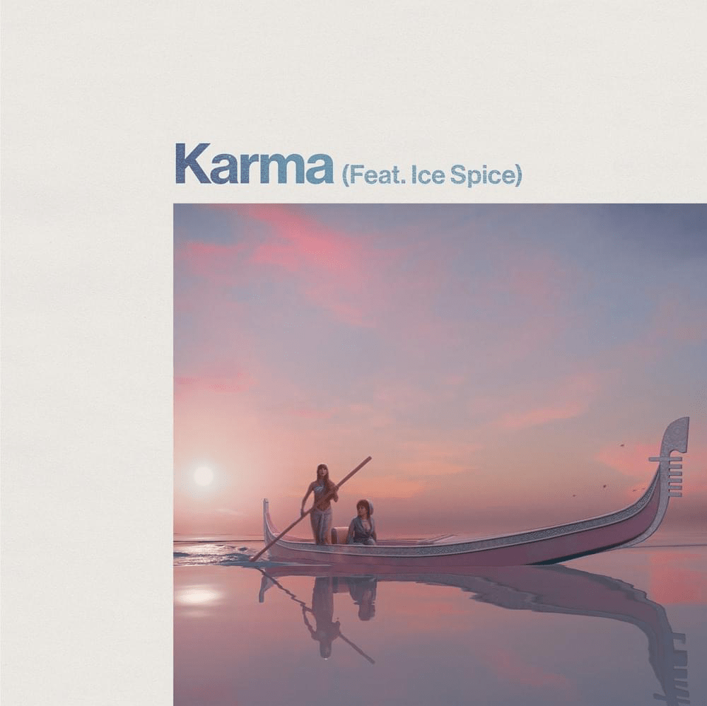 Album cover art for "Taylor Swift - Karma (Remix) ft. Ice Spice (Traducción al Español)" by Genius Traducciones al Español