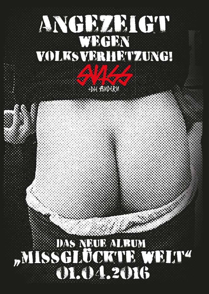 Album cover art for "Gangster vom Asylheim" by Swiss & Die Andern