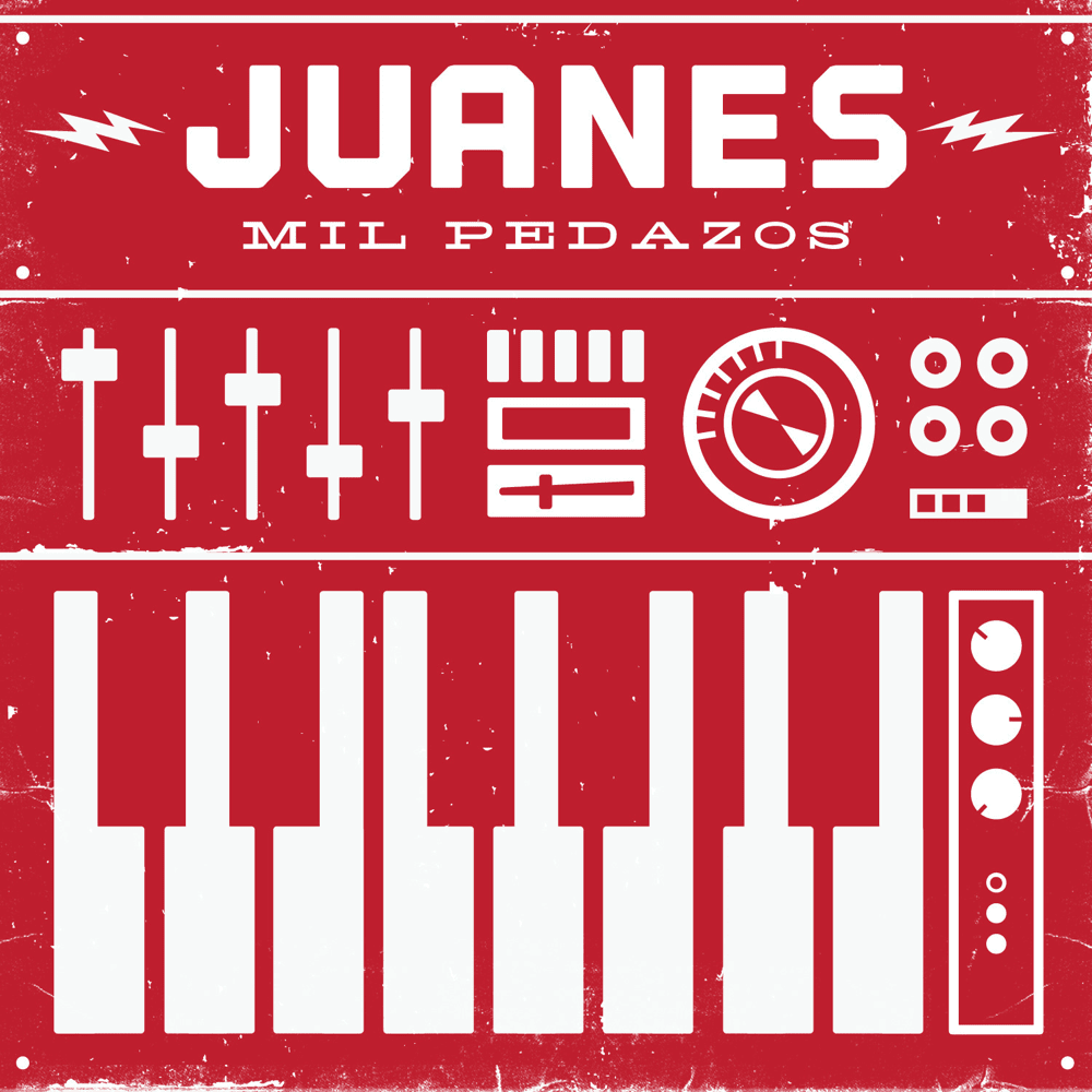 Album cover art for "Mil Pedazos" by Juanes