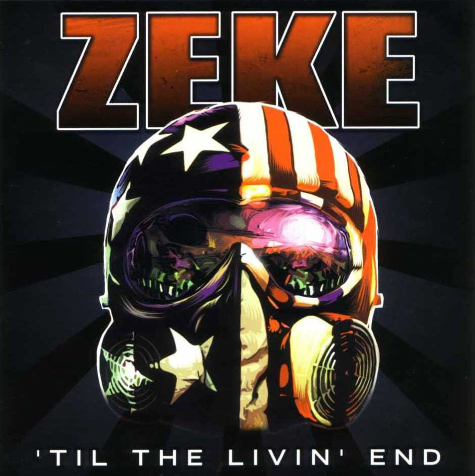Album cover art for "Long Train Runnin’" by Zeke (band)