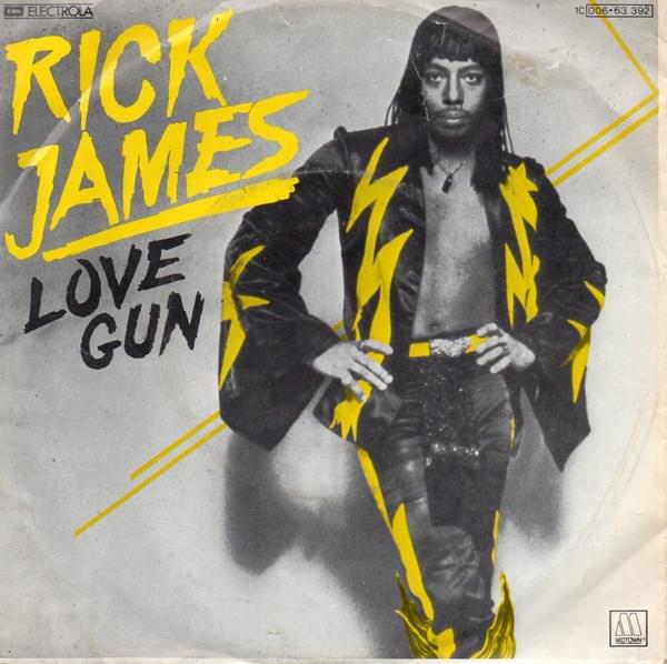 Album cover art for "Love Gun" by Rick James
