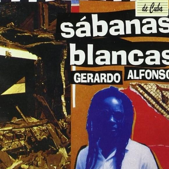 Album cover art for "Sábanas Blancas" by Gerardo Alfonso