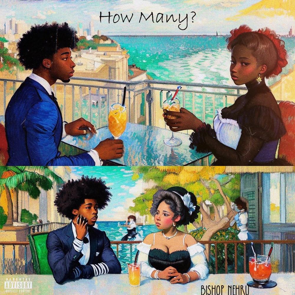 Album cover art for "How Many?" by Bishop Nehru