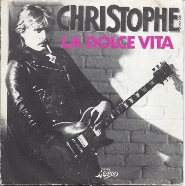 Album cover art for "La Dolce Vita" by Christophe