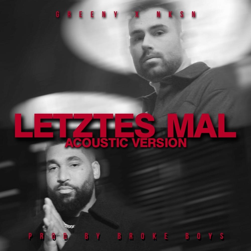 Album cover art for "Letztes Mal (Acoustic)" by Greeny