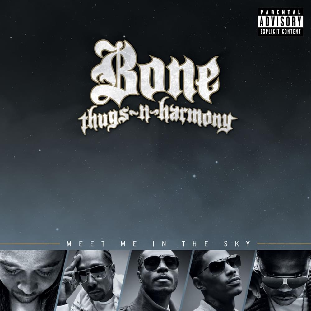 Album cover art for "Meet Me in the Sky" by Bone Thugs-N-Harmony & K-Young