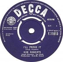 Album cover art for "I’ll Prove It" by Kim Roberts