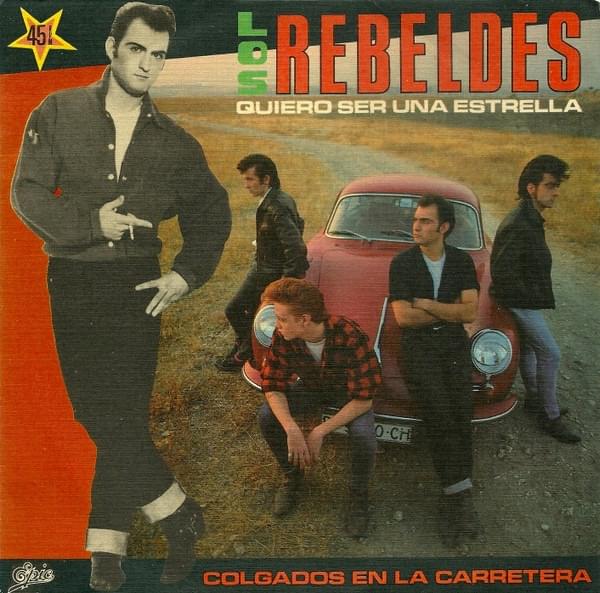 Album cover art for "Quiero ser una estrella" by Los Rebeldes