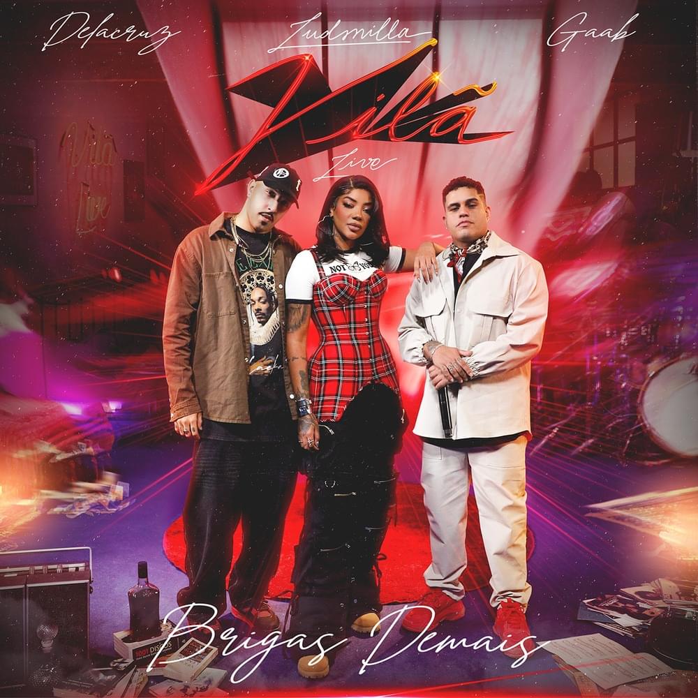 Album cover art for "Brigas Demais (Live)" by LUDMILLA