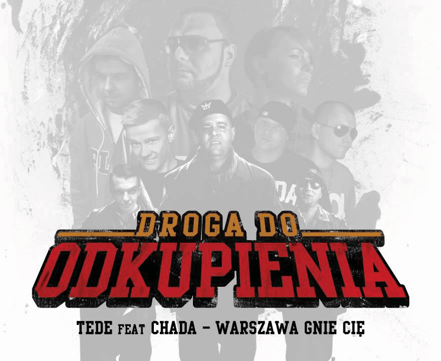 Album cover art for "Warszawa Gnie Cię" by Tede & Chada
