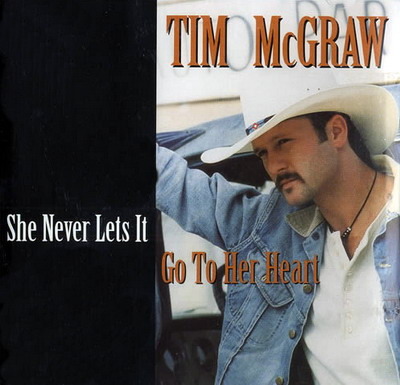 Album cover art for "She Never Lets It Go to Her Heart" by Tim McGraw