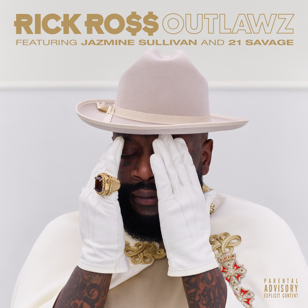 Album cover art for "Outlawz" by Rick Ross & Jazmine Sullivan & 21 Savage