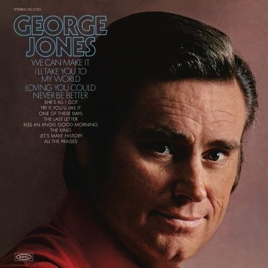 Album cover art for "Loving You Could Never Be Better" by George Jones