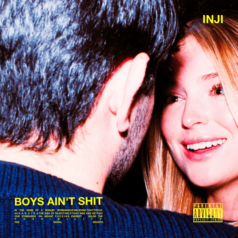 Album cover art for "BOYS AIN’T SHIT" by INJI