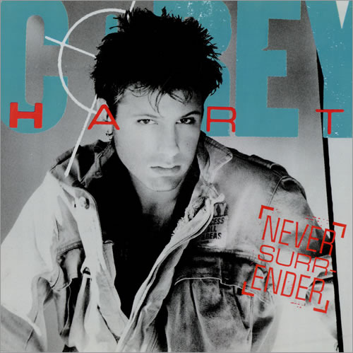 Album cover art for "Never Surrender" by Corey Hart