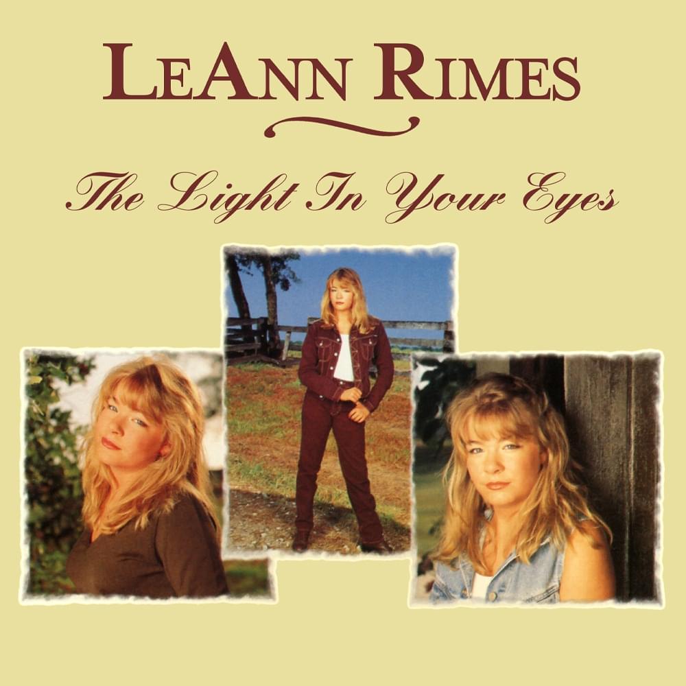 Album cover art for "The Light in Your Eyes" by LeAnn Rimes