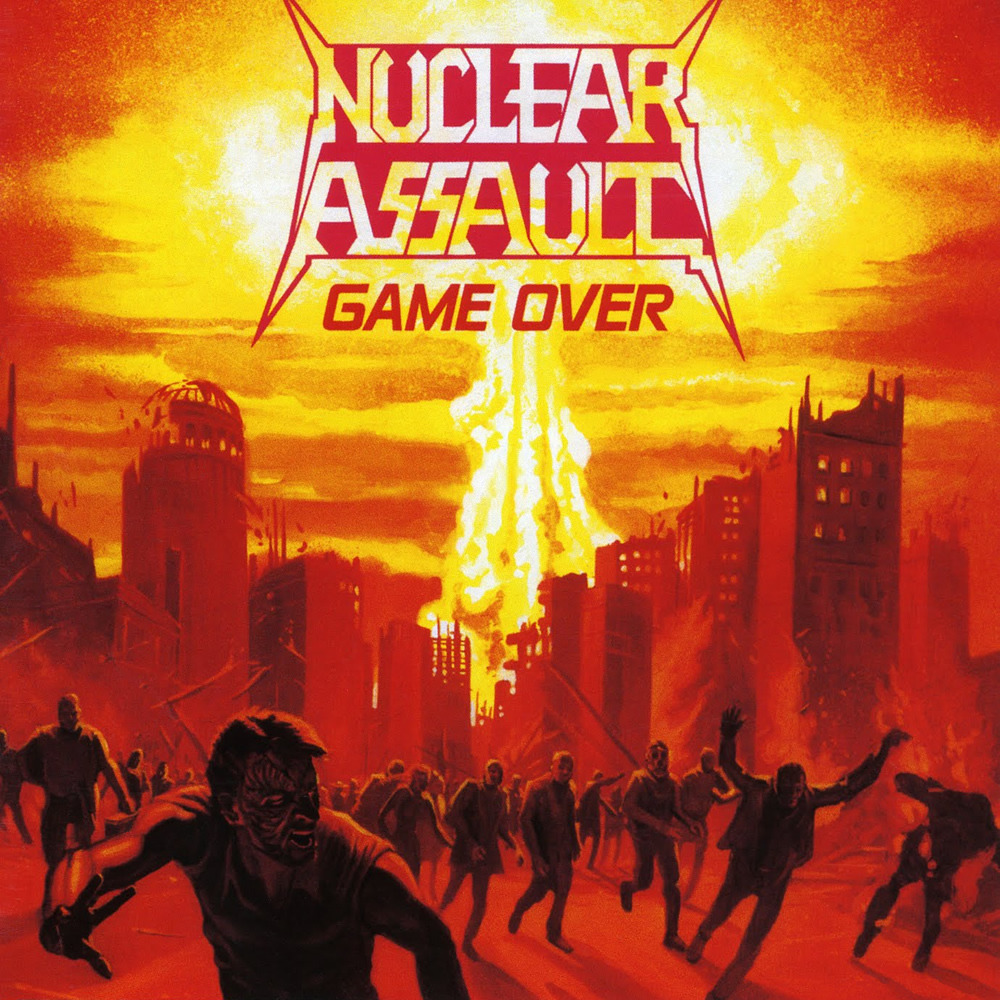 Album cover art for "Game Over" by Nuclear Assault