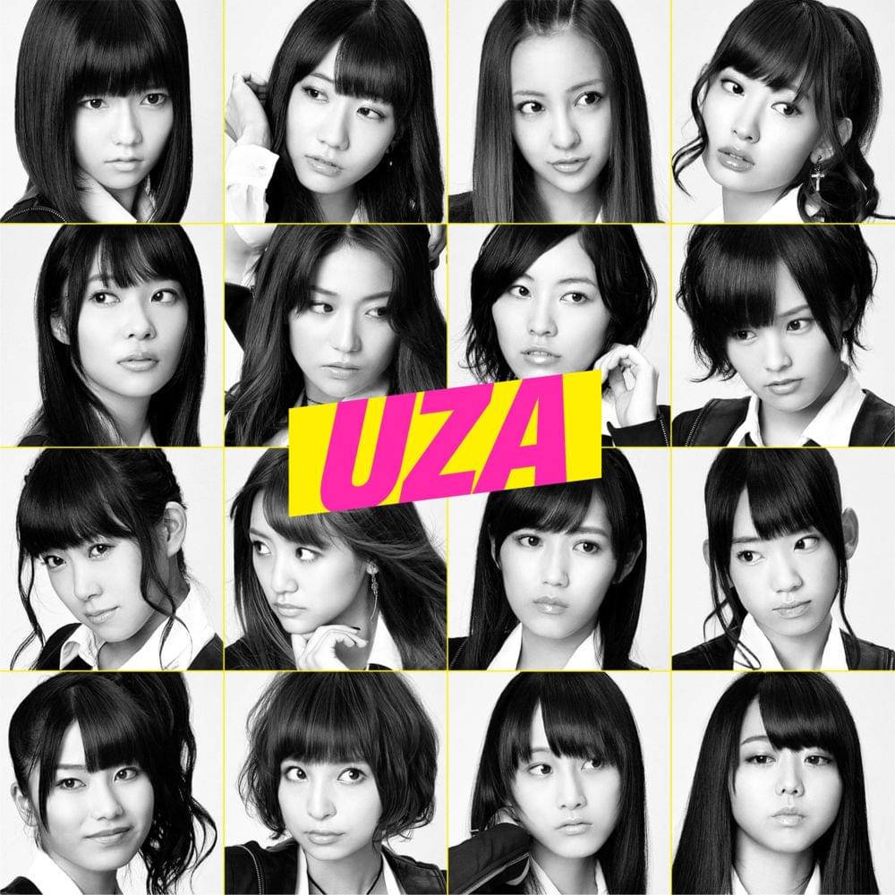 Album cover art for "UZA" by AKB48