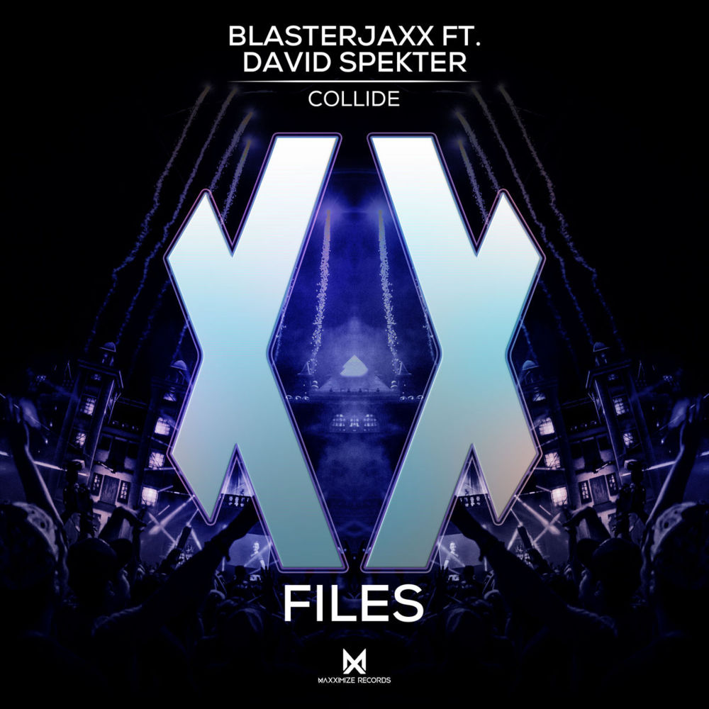 Album cover art for "Collide" by Blasterjaxx & David Spekter