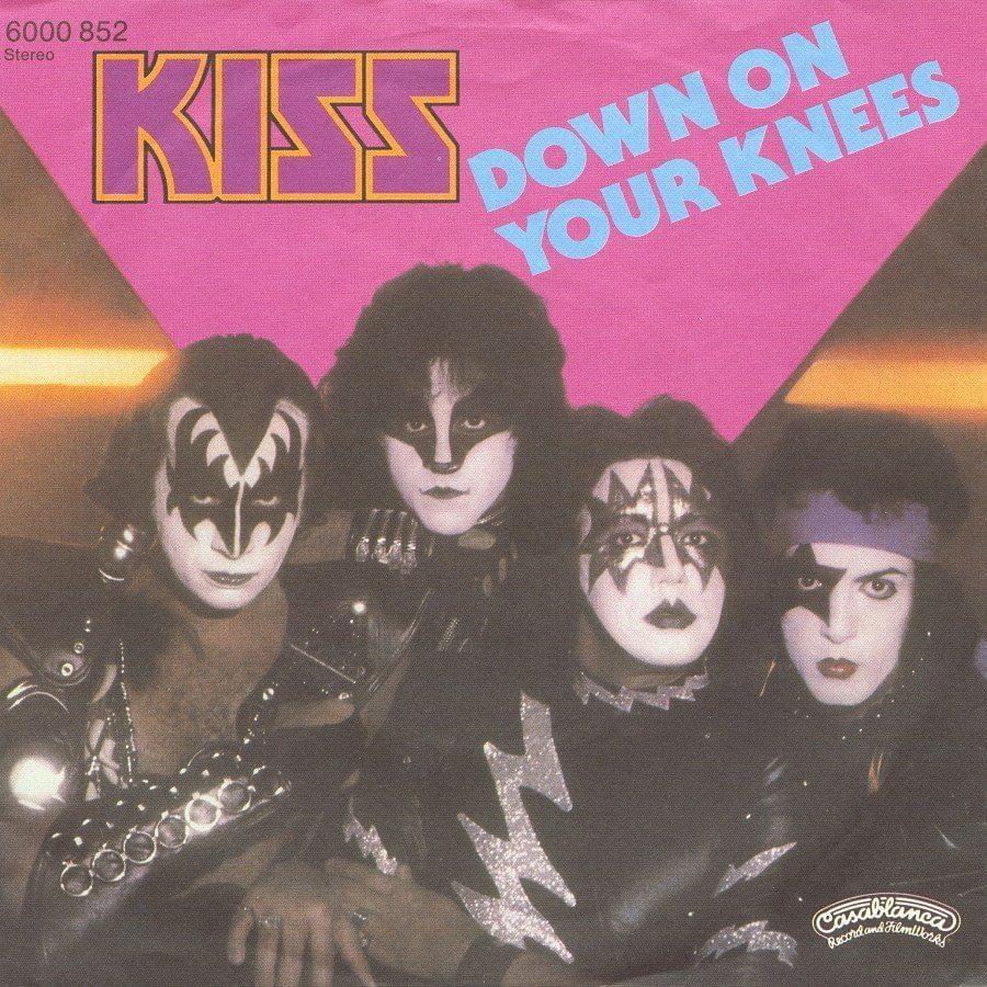 Album cover art for "Down on Your Knees" by KISS