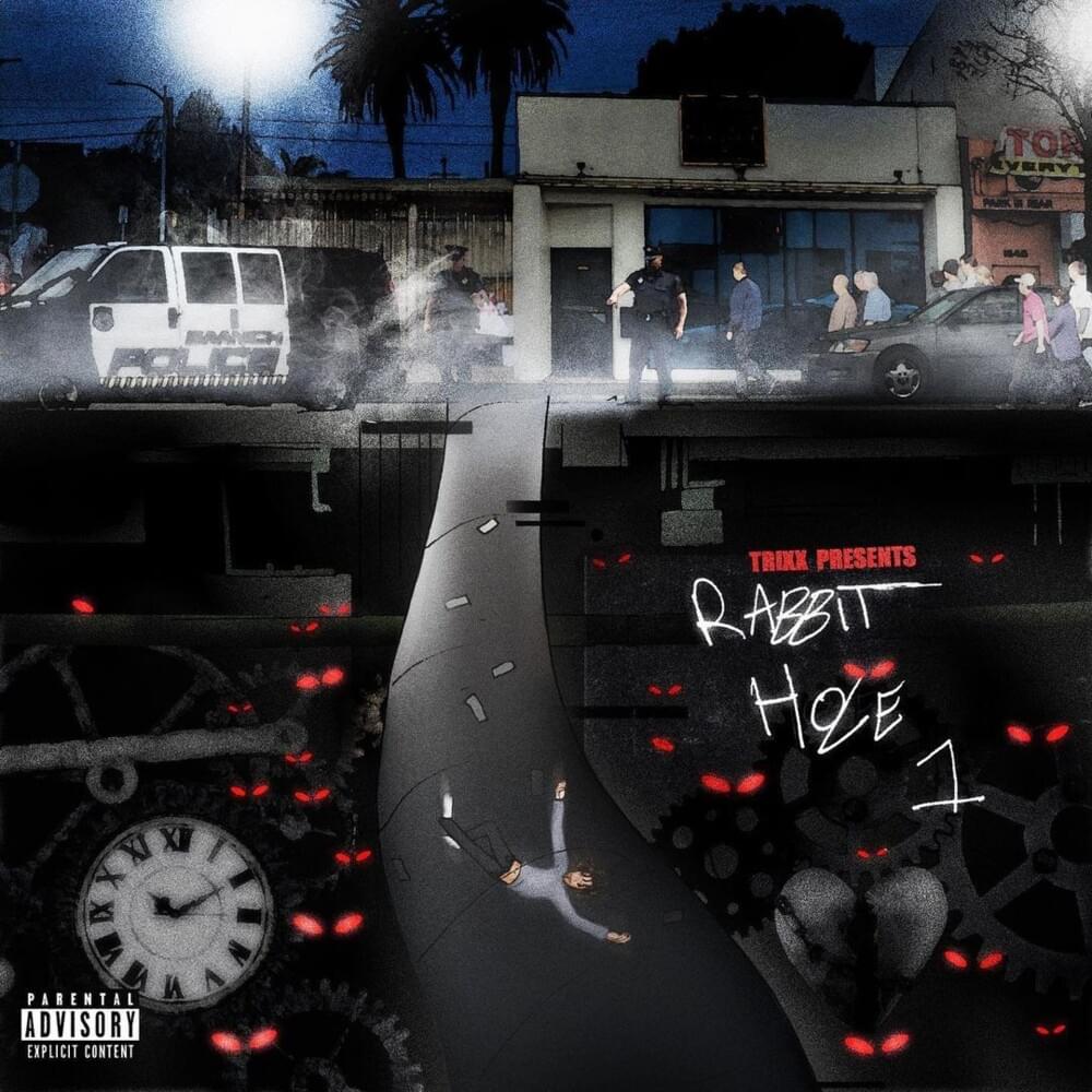 Album cover art for "RRR / RISEN" by Trixx & UnoTheActivist & Thouxanbanfauni