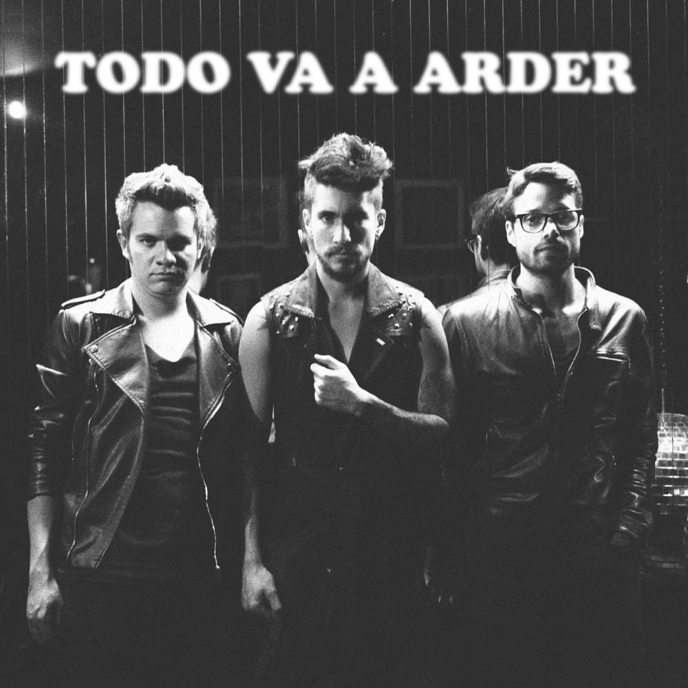 Album cover art for "Todo Va a Arder" by Diamante Eléctrico