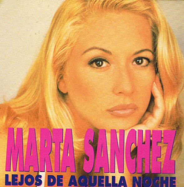 Album cover art for "Lejos De Aquella Noche" by Marta Sánchez