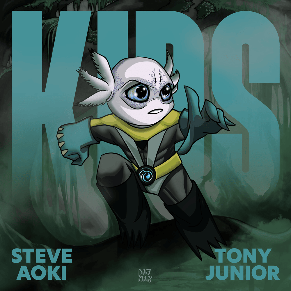 Album cover art for "Kids" by Steve Aoki