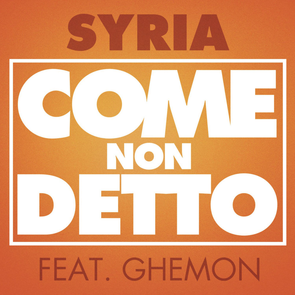 Album cover art for "Come non detto" by Syria & Ghemon