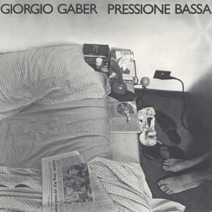 Album cover art for "Il Dilemma" by Giorgio Gaber