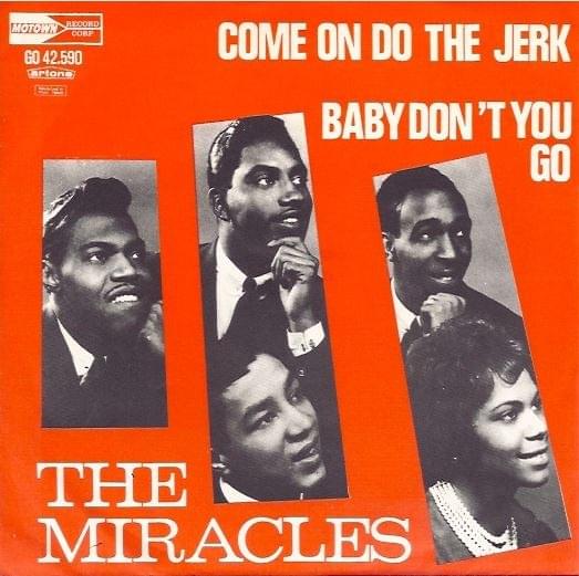 Album cover art for "Baby Don’t You Go" by The Miracles