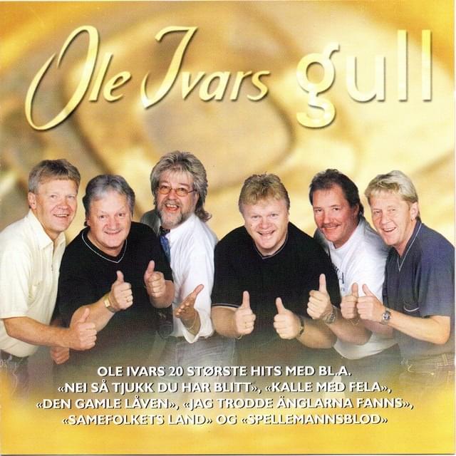 Album cover art for "Nei, så tjukk du har blitt" by Ole Ivars & Viggo Sandvik