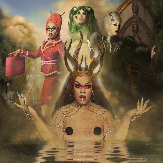 Album cover art for "MIL GRAU" by Gloria Groove